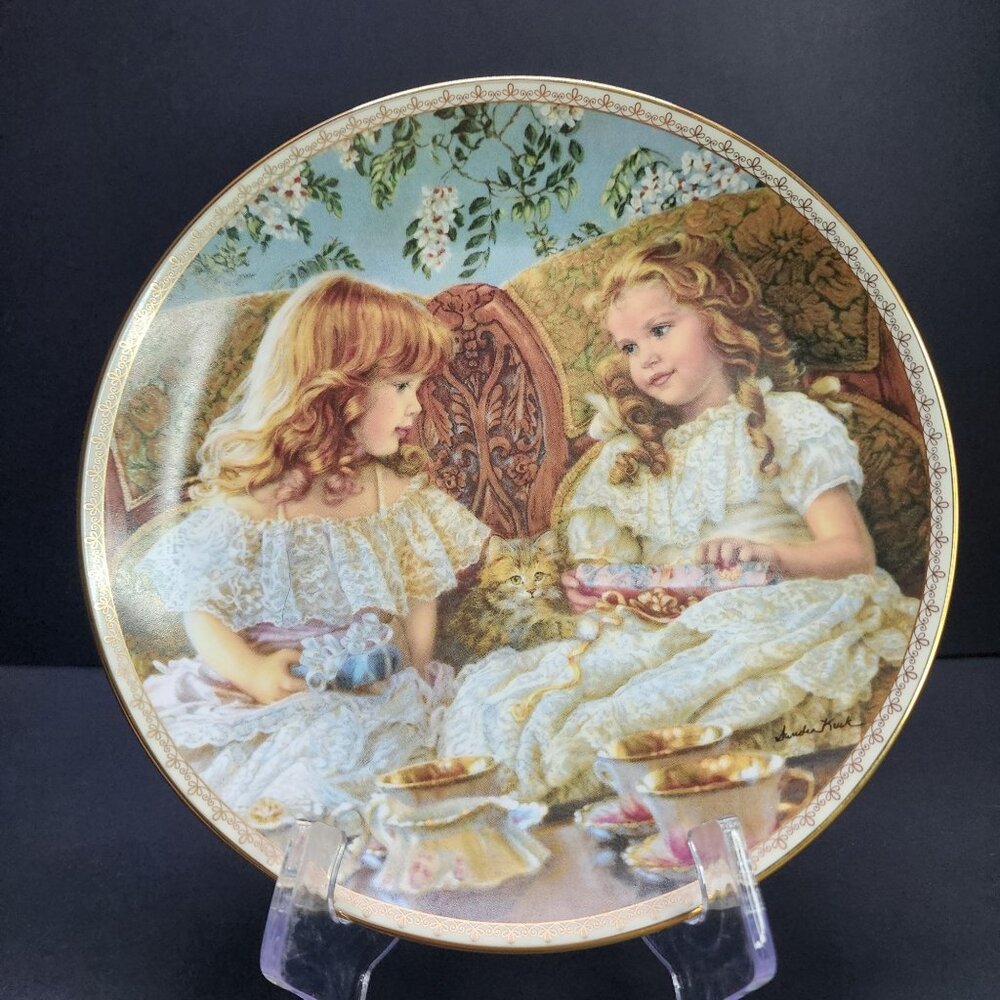 Best Friends by Sandra Kuck Collectors Plate - Sugar and Spice 1993